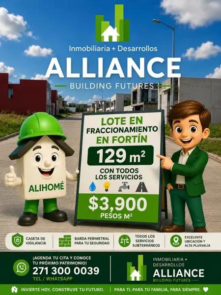Venta de Lote en Fraccionamiento en Fortin