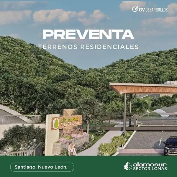 Terrenos en VENTA en ÁLAMO SUR en Santiago NL