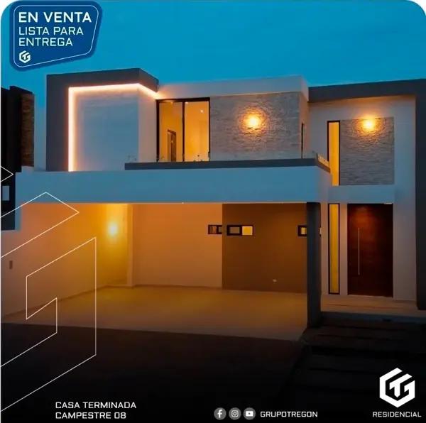 Casa NUEVA en VENTA en CAMPESTRE SANTIAGO en Santiago NL