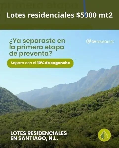 Terreno en VENTA en ÁLAMO SUR en Santiago NL Terreno en VENTA en ÁLAMO SUR en Santiago NL