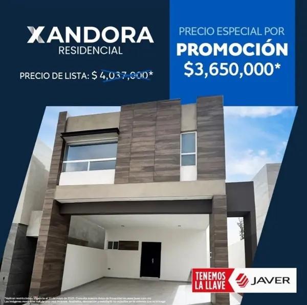 Casas NUEVAS en PREVENTA en XANDORA RESIDENCIAL en Dominio Cumbres