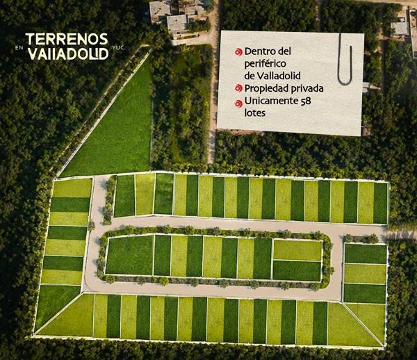 Terreno de 200 m2 en Valladolid, Yucatán