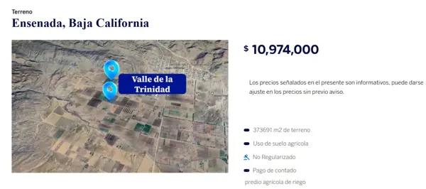 Terreno en remate en Pocitos (Valle de la Trinidad), Ensenada, Baja California