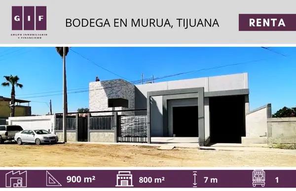 BODEGA EN RENTA EN MURUA OTAY  -  ALAMAR