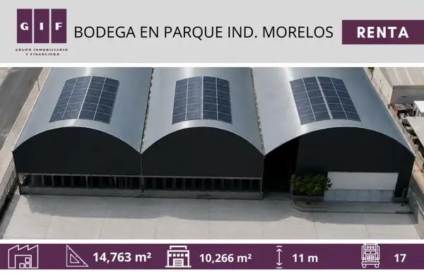 NAVE EN RENTA EN PARQUE INDUSTRIAL MORELOS, TIJUANA