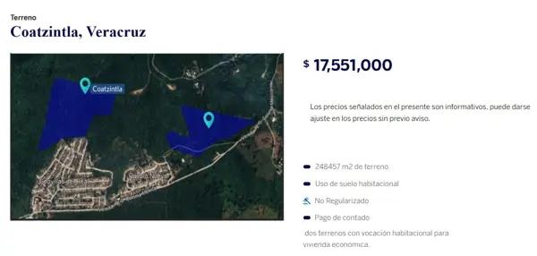 Terreno en venta en Coatzintla Centro, Coatzintla, Veracruz de Ignacio de la Llave