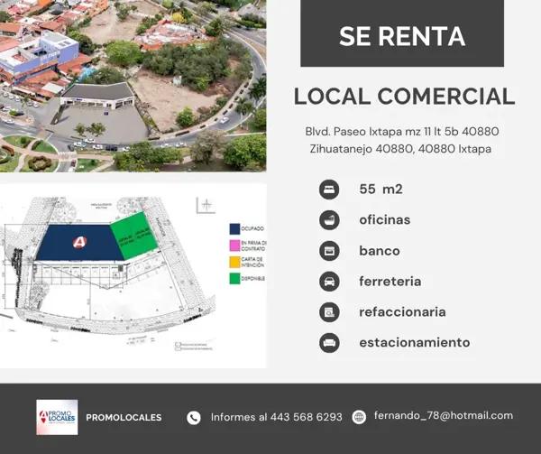 ¡Tu negocio merece estar en el mejor punto de Ixtapa Zihuatanejo!