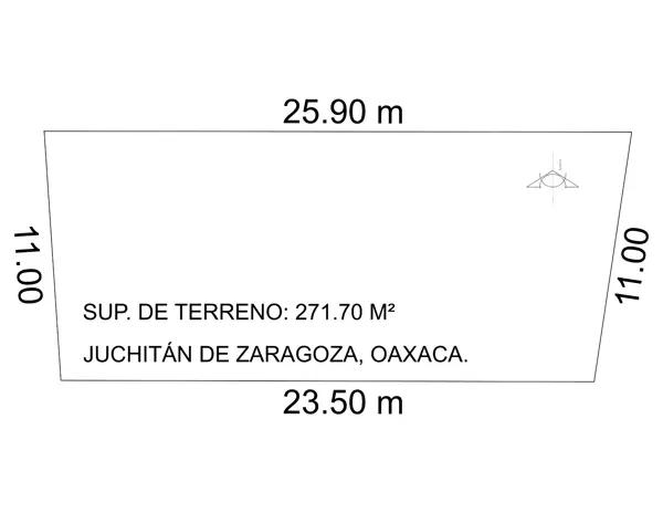 Terreno en venta en Juchitán, Oaxaca | Zona Centro