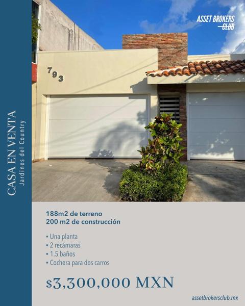 CASA EN VENTA JARDINES DEL COUNTRY CASA EN VENTA JARDINES DEL COUNTRY