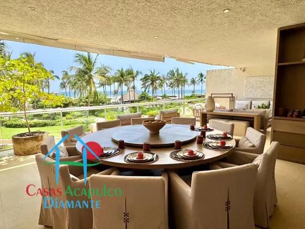 Departamento remodelado con amplia terraza y vista al mar en Playamar Tres Cantos