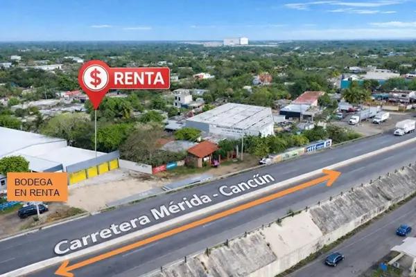 Bodega con oficinas en renta kanasín merida yucatan