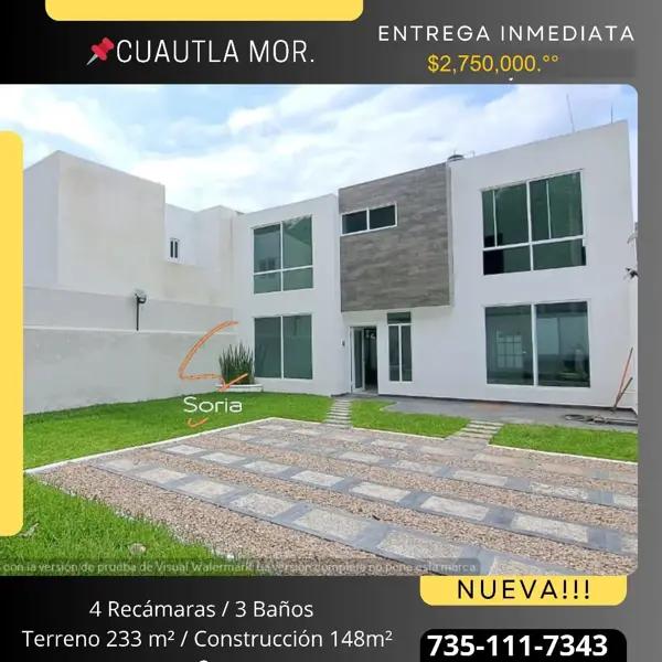 CASA EN CUAUTLA MOR.
NUEVA APLICA PARA CREDITOS CASA EN CUAUTLA MOR.
NUEVA APLICA PARA CREDITOS