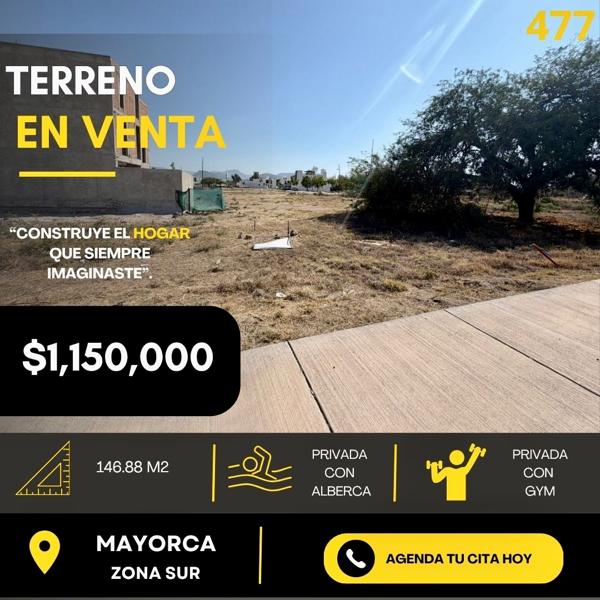 Terreno Residencial en Venta en Mayorca Residencial, León, Guanajuato