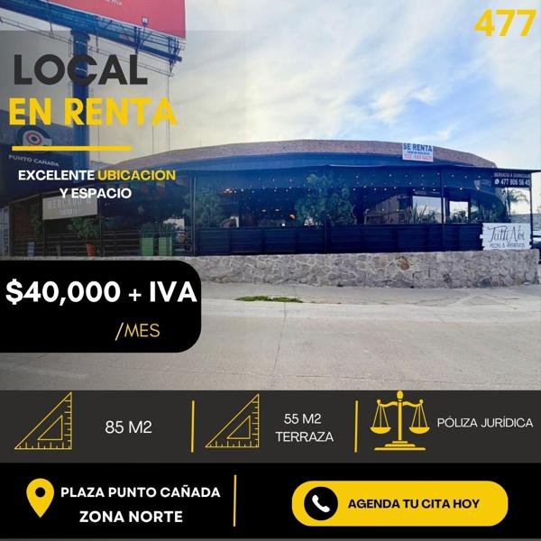 Local en Renta en Plaza Comercial de Cañada del Refugio, León