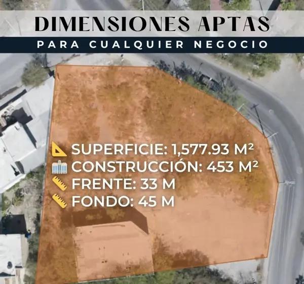 LOCAL COMERCIAL EN ESQUINA DOBLE FRENTE EN VENTA COLONIA DOS RIOS GUADALUPE NL
