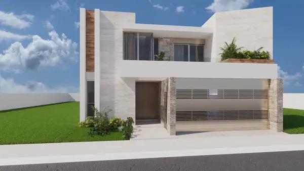 Residencia Inteligente en Playas del Conchal: 4 Recámaras con Alberca y Oficina