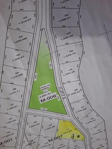 Terreno ubano superficie 1,834 m2 Residencial Campre Buenos Aires