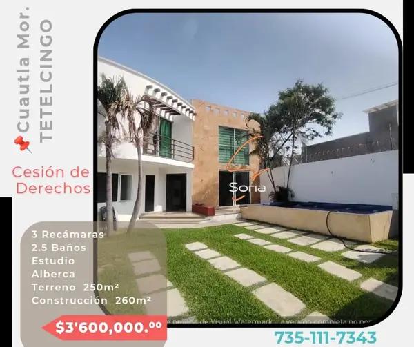 Casa en venta en Tetelcingo, Cuautla, Morelos