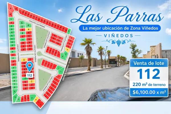Terreno en venta en Circuito Las Parras