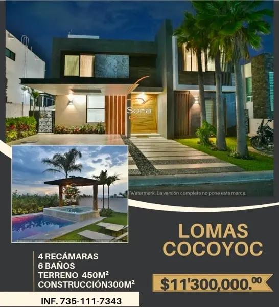 CASA  LOMAS DE COCOYOC  MORELOS