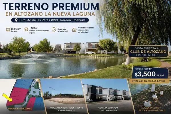 TERRENO HABITACIONAL EN VENTA EN CIRCUITO LA PAZ, ALTOZANO NUEVA LAGUNA
