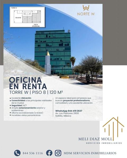 Oficina en renta en Torrecillas y Ramones, Saltillo, Coahuila de Zaragoza Oficina en renta en Torrecillas y Ramones, Saltillo, Coahuila de Zaragoza