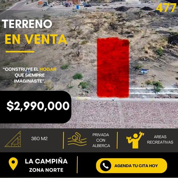 TERRENO EN VENTA EN LA CAMPIÑA DEL BOSQUE