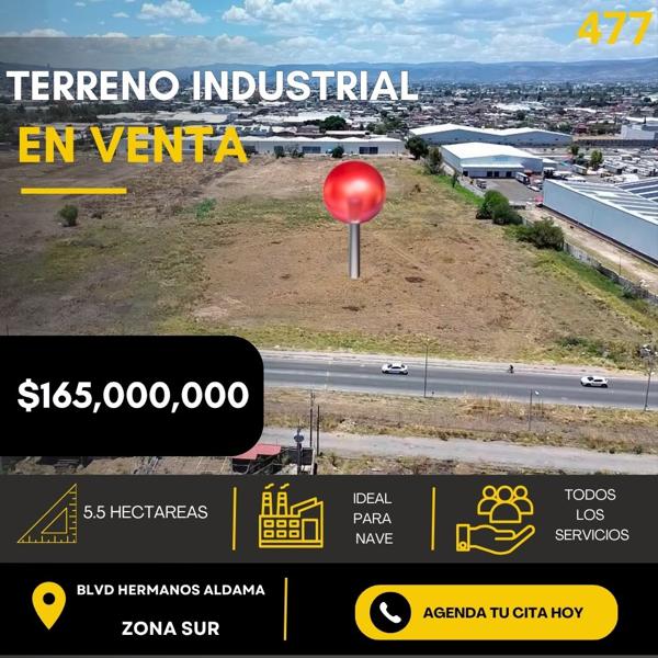 Terreno Industrial en Av. La Pompa, León - Oportunidad de Inversión