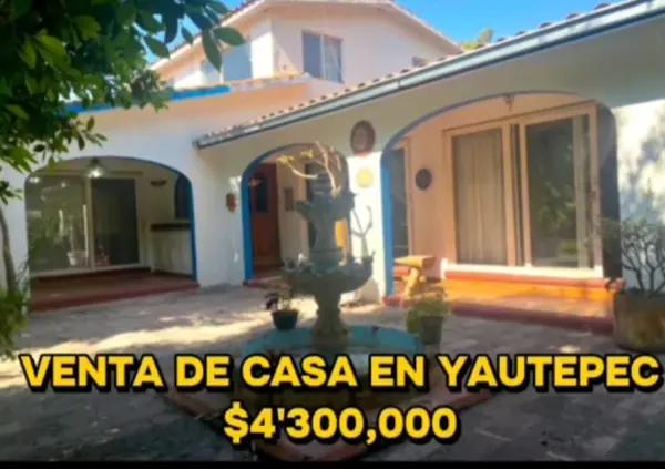 VENTA DE HERMOSA CASA DE 2 NIVELES EN YAUTEPEC (EN FRACCIONAMIENTO) 4 RECAMARAS $4`300,000 VENTA DE HERMOSA CASA DE 2 NIVELES EN YAUTEPEC (EN FRACCIONAMIENTO) 4 RECAMARAS $4`300,000
