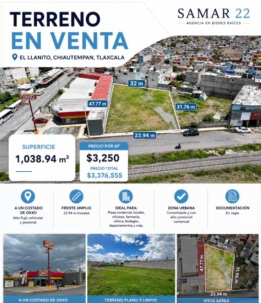 TERRENO EN VENTA TLAXCALA