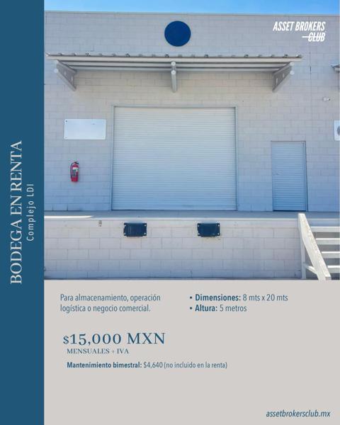 BODEGA EN RENTA LDI
