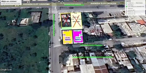 Terreno en Renta en Av. Benito Juárez en la Col. Guadalupe Victoria Terreno en Renta en Av. Benito Juárez en la Col. Guadalupe Victoria