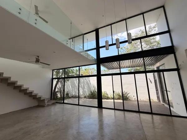 Casa en venta de una solo planta en cholul merida yucatan