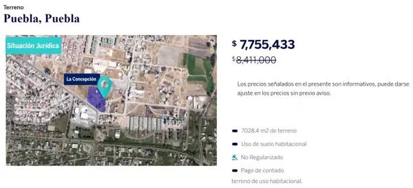 Terreno en remate en Puebla, Puebla, Puebla
