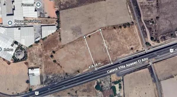 Terreno industrial estratégicamente ubicado entre Honda y Toyota en Apaseo El Grande