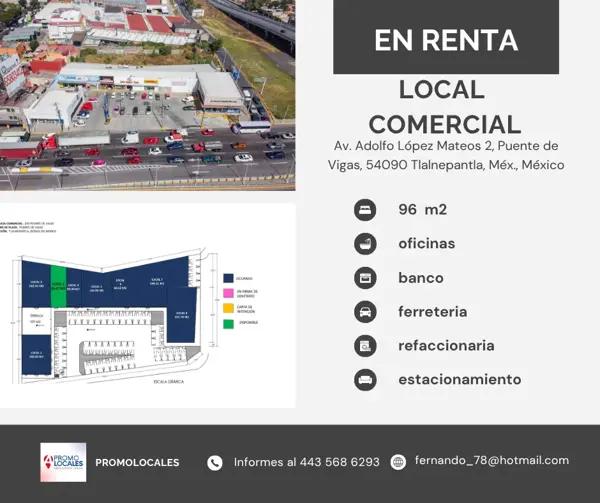¡Haz que tu negocio brille en Tlalnepantla!  
En Av. Adolfo López Mateos #2, Puente de Vigas