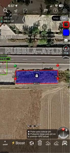 Terreno en venta en Chipilo de Francisco Javier Mina, San Gregorio Atzompa, Puebla