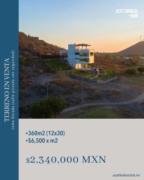TERRENO EN VENTA LOMA DORADA