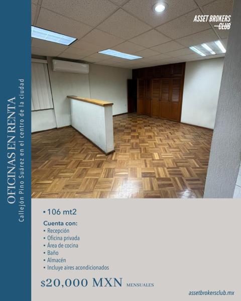 LOCAL EN RENTA PARA OFICINAS COLONIA CENTRO