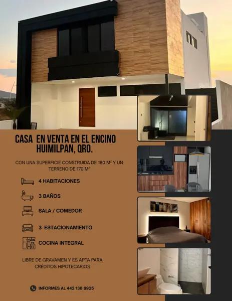 Casa Independiente en Venta en El Encino, Huimilpan - Ideal para Familias