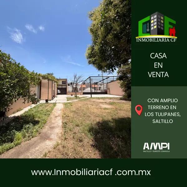 CASA EN VENTA CON AMPLIO TERRENO DE 560 M2 EN LOS TULIPANES CASA EN VENTA CON AMPLIO TERRENO DE 560 M2 EN LOS TULIPANES