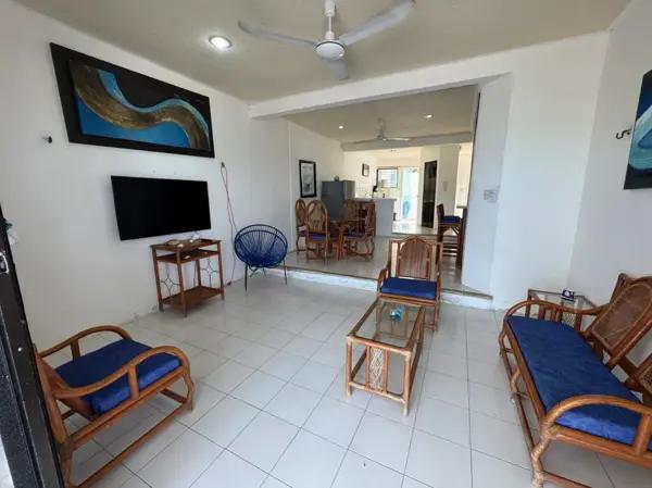 casa en venta amueblada en primera fila  chelem progreso