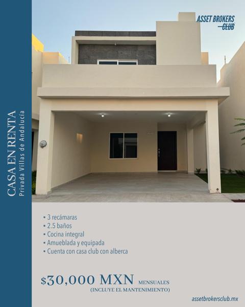 RENTA CASA PRIVADA VILLAS DE ANDALUCÍA