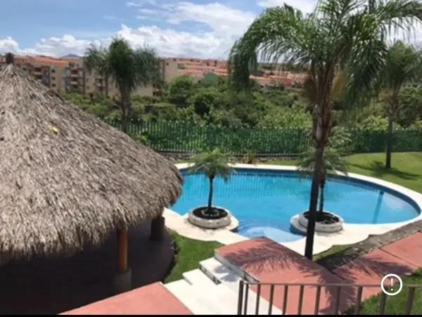 Departamento amueblado en renta en Campo Verde, Temixco: 2 recámaras y alberca