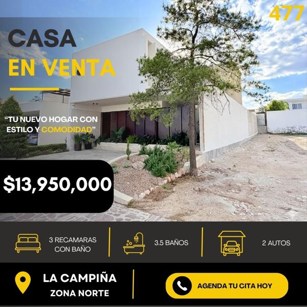 Casa en venta en la campiña cluster 5