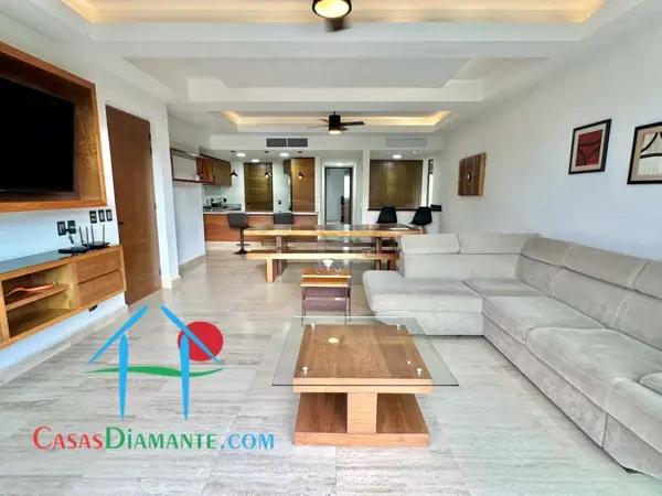 Depa con 3 recámaras y terraza con vista a las áreas comunes