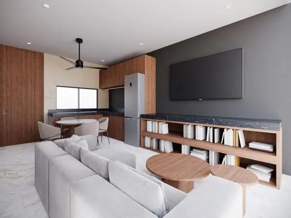 Departamento amueblado en Temozón norte Merida
