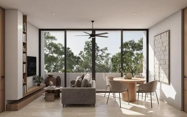 Departamento en venta en Temozon norte Merida