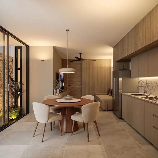 Departamento en preventa en Temozon norte Merida