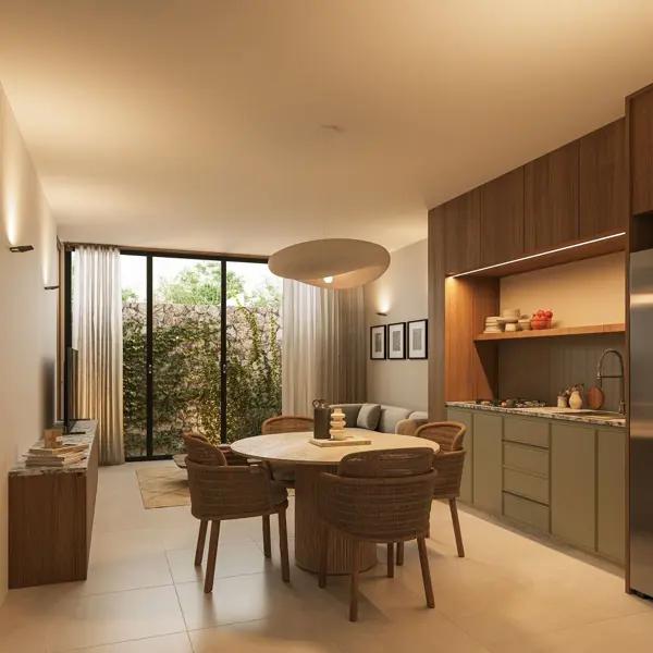 Departamento en venta al norte de Merida Monca Temozon norte